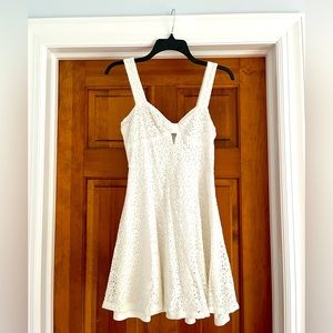 Forever 21 White Flower Print Dress